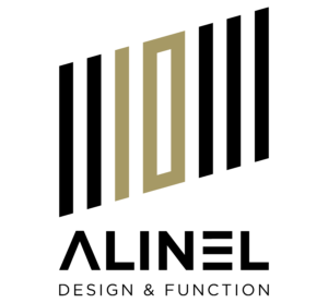 2023_logo_Alinel_10 Jaar_Vertical - Black